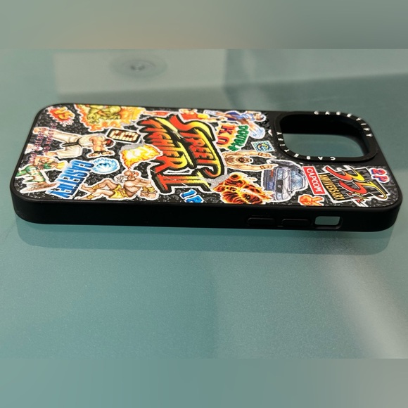 CASETiFY Apple iPhone 14 Pro Max Street Fighter Sticker Black MagSafe Case - Picture 5 of 6
